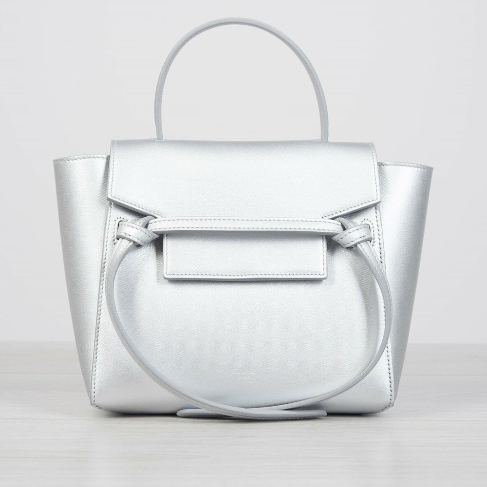 Celine Silver Nano Belt Bag Calfskin reg $2,200.00 - Picture 12 of 16